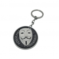 Guy Fawkes Mask Vendetta Keychain